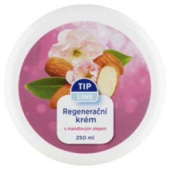 Hlavný obrázok Tip Line Regeneračný krém s mandľovým olejom 250ml