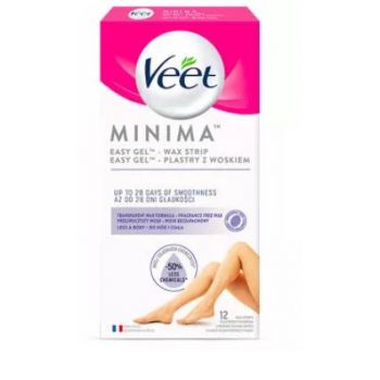 Hlavný obrázok Veet Minima Easy-Gel voskové pásiky na nohy a telo 12ks