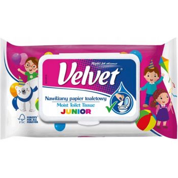 Hlavný obrázok Velvet Junior vlhčený toaletný papier 48ks