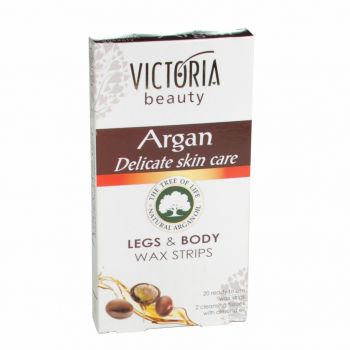 Hlavný obrázok Victoria beauty Argan depilačné voskové prúžky 20ks