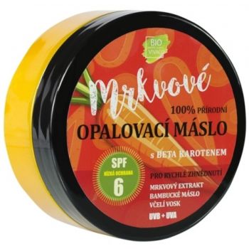 Hlavný obrázok Vivaco Bio 100% prírodné mrkvové opaľovacie maslo SPF6 150ml