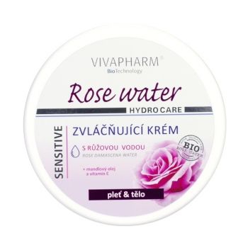 Hlavný obrázok Vivaco Rose Water zvláčňujúci krém na tvár a telo 200ml