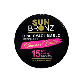 Hlavný obrázok Vivaco Sun Bronz rozjasňujúce maslo na opaľovanie s glitrami SPF15 100ml