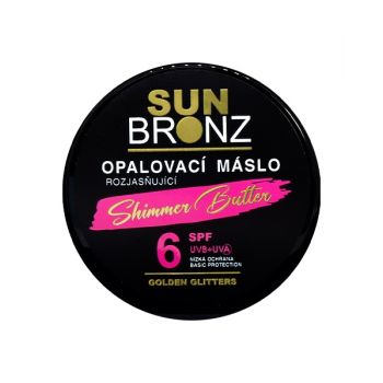 Hlavný obrázok Vivaco Sun Bronz rozjasňujúce maslo na opaľovanie s glitrami SPF6 100ml