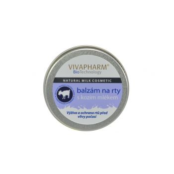 Hlavný obrázok VivaPharm Kozí balzam na pery v kelímku 25g