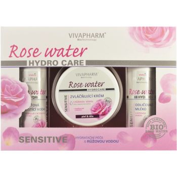 Hlavný obrázok VIVAPHARM Rose Water HYDRO CARE SENSITIVE dámska darčeková kazeta ROS2201