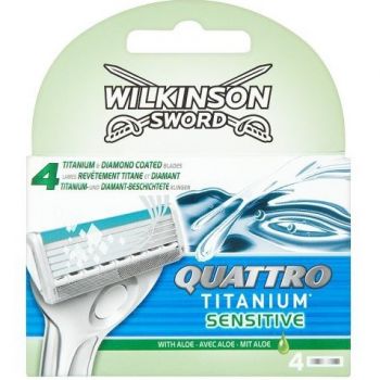 Hlavný obrázok Wilkinson Sensitive Quattro Titanium náhradné hlavice 4ks