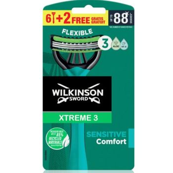 Hlavný obrázok Wilkinson Sword Xtreme3 Sensitive Comfort pánske jednorázové žiletky 6+2ks