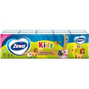 Hlavný obrázok Zewa Kids hygienické vreckovky 4-vrstvové 10ks